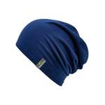 Beanie von chillouts, in der Farbe Blau, aus Jersey, andere Perspektive, Vorschaubild