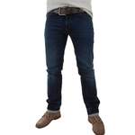 Straight Leg Jeans von Alberto Gozzi, in der Farbe Blau, aus Polyester, andere Perspektive, Vorschaubild