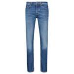 Slim Fit Jeans von Boss, in der Farbe Blau, aus Polyester, andere Perspektive, Vorschaubild