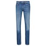 Slim Fit Jeans von Boss, in der Farbe Blau, aus Polyester, Vorschaubild