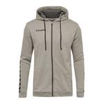 Herren-Sportjacke von Hummel, in der Farbe Grau, aus Polyester, andere Perspektive, Vorschaubild