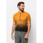 Fahrradtrikot von Jack Wolfskin, in der Farbe Orange, andere Perspektive, Vorschaubild