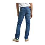 Straight Leg Jeans, in der Farbe Blau, aus Denim, andere Perspektive, Vorschaubild