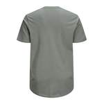 T-Shirt von Jack & Jones Plus, in der Farbe Grau, aus Baumwolle, andere Perspektive, Vorschaubild