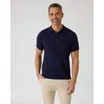 Strick-Poloshirt mit der Marke Gentlemen Selection