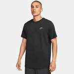 T-Shirt von Nike Sportswear, in der Farbe Schwarz, aus Material-mix, andere Perspektive, Vorschaubild