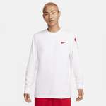 Langarm Shirt von Nike, in der Farbe Weiss, Vorschaubild