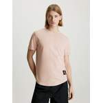 T-Shirt von Calvin Klein Jeans, in der Farbe Rosa, aus Baumwolle, andere Perspektive, Vorschaubild
