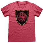 T-Shirt von House Of The Dragon, in der Farbe Rot, aus Polyester, andere Perspektive, Vorschaubild
