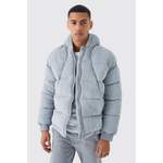 Mens Kord-Steppjacke der Marke boohooman