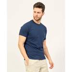 T-Shirt von Emporio Armani EA7, in der Farbe Blau, aus Baumwolle, andere Perspektive, Vorschaubild