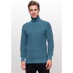 Rollkragenpullover von Rusty Neal, in der Farbe Blau, aus Baumwolle, andere Perspektive, Vorschaubild