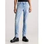 Slim Fit Jeans, in der Farbe Blau, aus Baumwolle, andere Perspektive, Vorschaubild