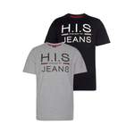 T-Shirt von H.I.S, in der Farbe Grau, aus Jersey, andere Perspektive, Vorschaubild