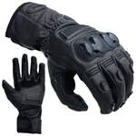 Herren-Handschuh von PROANTI, in der Farbe Schwarz, aus Leder, Vorschaubild