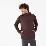 Sweatjacke von QUECHUA, in der Farbe Braun, aus Polyester, andere Perspektive, Vorschaubild