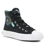 Sneakers von Converse, in der Farbe Schwarz, aus Stoff, andere Perspektive, Vorschaubild