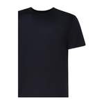 T-Shirt von Emporio Armani, in der Farbe Blau, aus Baumwolle, andere Perspektive, Vorschaubild