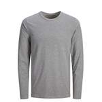Langarm Shirt von jack & jones, in der Farbe Grau, aus Baumwolle, Vorschaubild