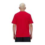 T-Shirt von New Balance, in der Farbe Rot, aus Baumwolle, andere Perspektive, Vorschaubild