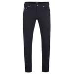 Slim Fit Jeans von Versace, in der Farbe Schwarz, aus Baumwolle, andere Perspektive, Vorschaubild