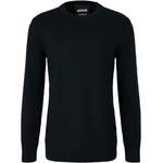 V-Pullover von Tom Tailor, in der Farbe Schwarz, aus Baumwolle, andere Perspektive, Vorschaubild