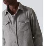 Herrenhemd von God's True Cashmere, in der Farbe Grau, andere Perspektive, Vorschaubild
