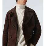 Lederjacke von BRUNELLO CUCINELLI, in der Farbe Braun, andere Perspektive, Vorschaubild