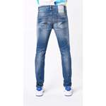 Slim Fit Jeans von My Brand, in der Farbe Blau, andere Perspektive, Vorschaubild