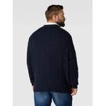 Strickjacke von Polo Ralph Lauren Big & Tall, in der Farbe Blau, aus Baumwolle, andere Perspektive, Vorschaubild