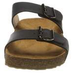Sandale von Haflinger, in der Farbe Schwarz, aus Leder, andere Perspektive, Vorschaubild