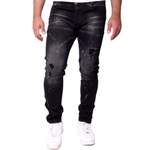 Herren-Jeans von Reslad, in der Farbe Schwarz, andere Perspektive, Vorschaubild