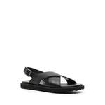 Sandale von Baldinini, in der Farbe Schwarz, aus Metall, andere Perspektive, Vorschaubild