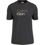 T-Shirt von Calvin Klein Big&Tall, in der Farbe Schwarz, aus Baumwolle, Vorschaubild