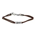 Herren-Armband von Guess, aus Leder, andere Perspektive, Vorschaubild