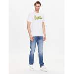 T-Shirt von Guess, in der Farbe Weiss, aus Jersey, andere Perspektive, Vorschaubild