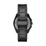 Chronographe von Armani Exchange, in der Farbe Schwarz, aus Edelstahl, andere Perspektive, Vorschaubild