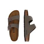 Badeschuh von Birkenstock, in der Farbe Beige, aus Leder, andere Perspektive, Vorschaubild