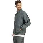 Herren-Sportjacke von Adidas, in der Farbe Grau, aus Polyester, andere Perspektive, Vorschaubild