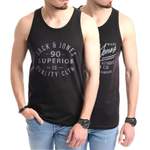 Tanktop von jack & jones, in der Farbe Schwarz, andere Perspektive, Vorschaubild