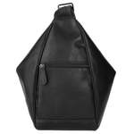 Rucksack von cluty, in der Farbe Schwarz, aus Leder, andere Perspektive, Vorschaubild