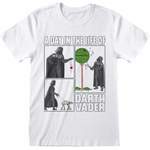 T-Shirt von Star Wars, in der Farbe Weiss, andere Perspektive, Vorschaubild