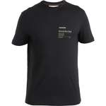T-Shirt von Icebreaker, in der Farbe Schwarz, aus Wolle, Vorschaubild