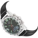 Herren-Armbanduhr von MASTER TIME, in der Farbe Schwarz, aus Edelstahl, andere Perspektive, Vorschaubild