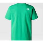 T-Shirt von The North Face, in der Farbe Grün, aus Baumwolle, andere Perspektive, Vorschaubild