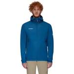 Herren-Sportjacke von mammut, in der Farbe Blau, aus Polyester, andere Perspektive, Vorschaubild