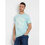 T-Shirt Logostickerei der Marke Guess