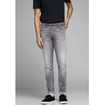 Slim Fit Jeans von jack & jones, in der Farbe Grau, aus Baumwolle, andere Perspektive, Vorschaubild