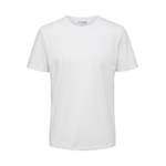 T-Shirt von Selected Homme, in der Farbe Weiss, aus Baumwolle, Vorschaubild