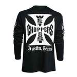 Langarm Shirt von West Coast Choppers, in der Farbe Schwarz, andere Perspektive, Vorschaubild